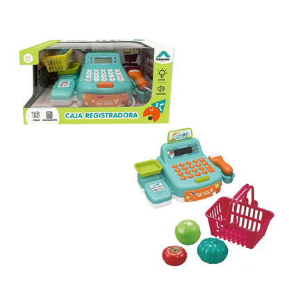 Caja Registradora Infantil con Luces, Sonidos y Accesorios