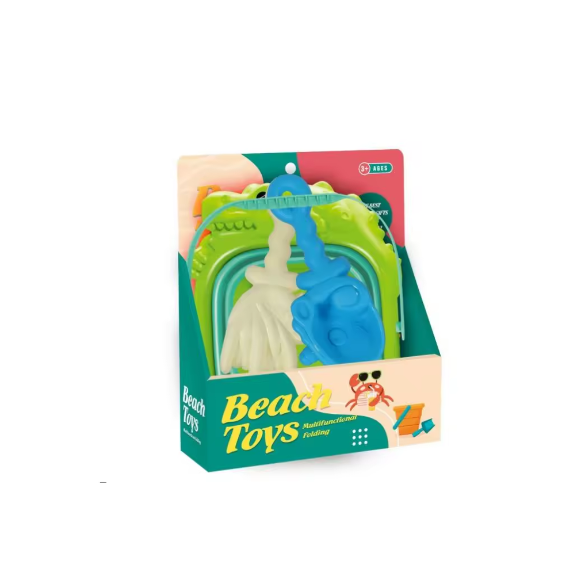 Juego de Playa Infantil con Moldes de Dinosaurios y Accesorios