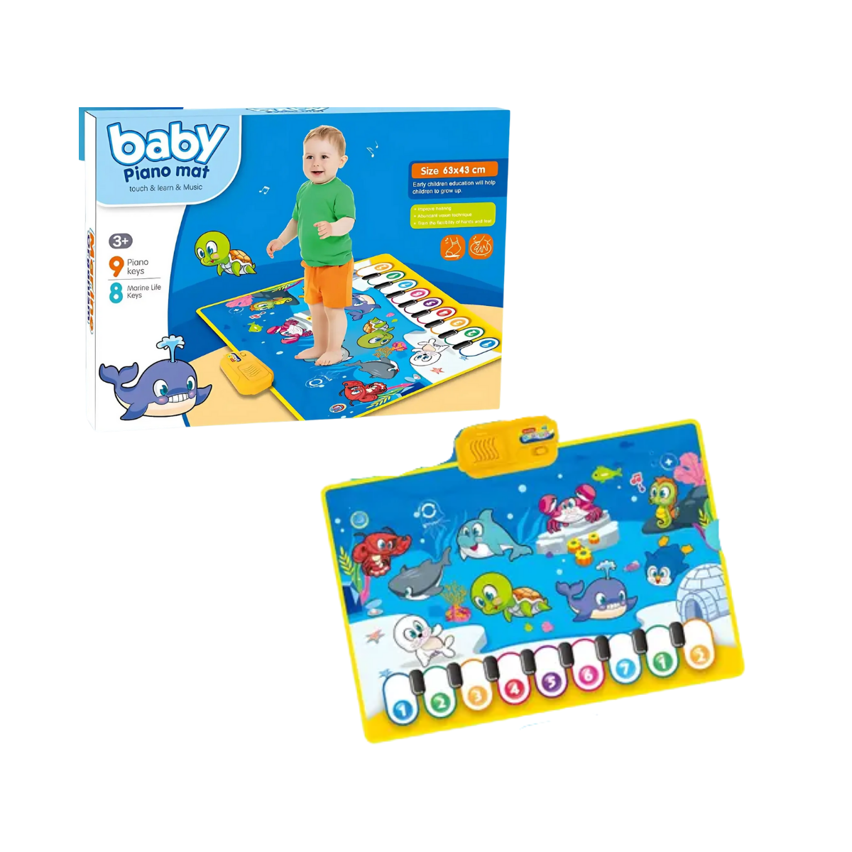 Alfombra Musical de Piano para Bebés