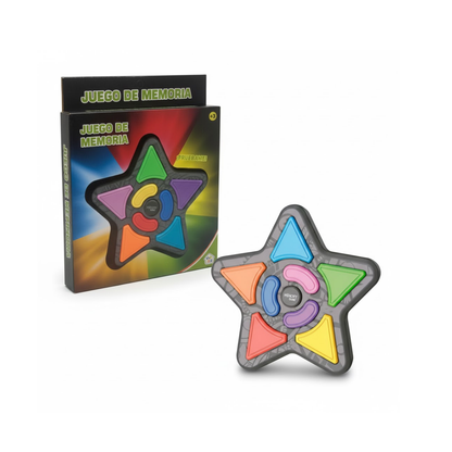 Juego de Memoria en Forma de Estrella con Luces y Sonidos
