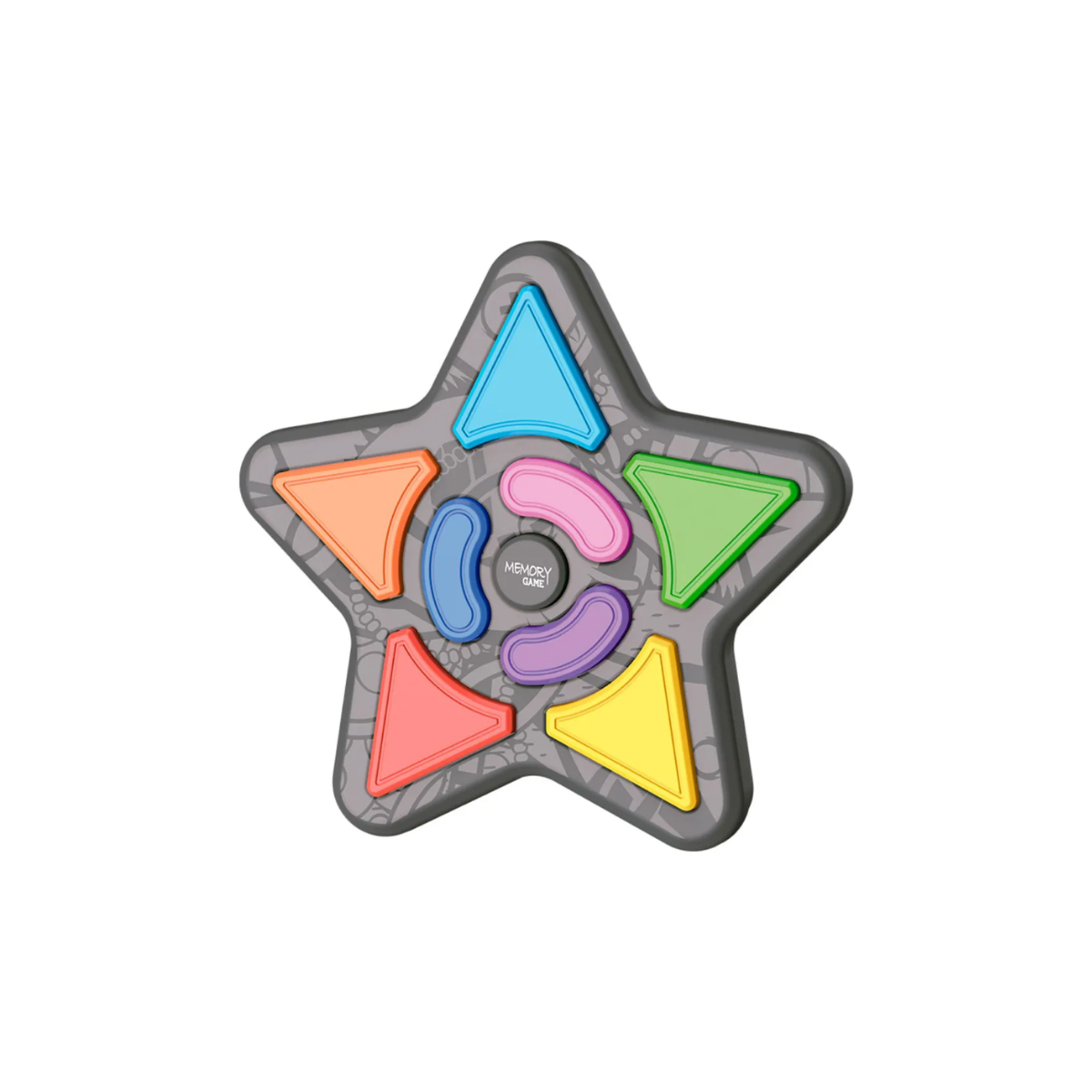 Juego de Memoria en Forma de Estrella con Luces y Sonidos