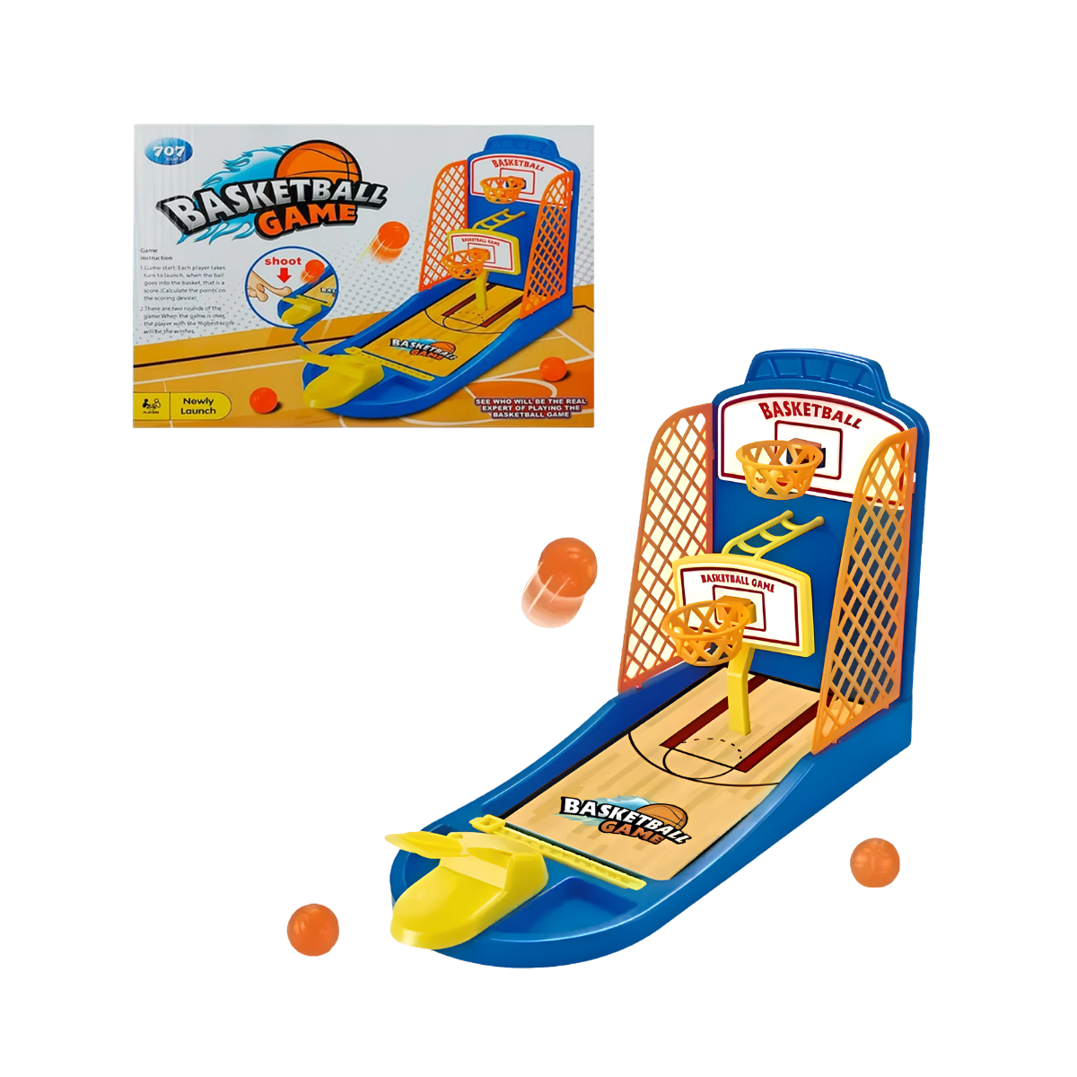 Juego de Mesa Básquetball Shot con Lanzador 1 aro