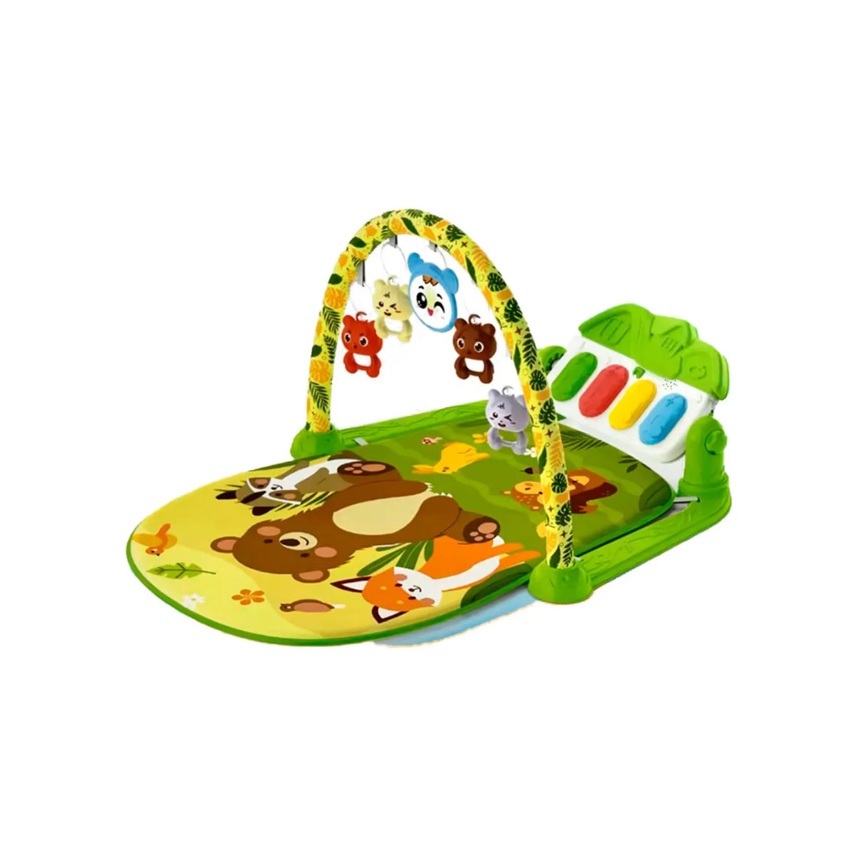 Gimnasio de Bebé Piano Animales Diseño Oso y Zorro