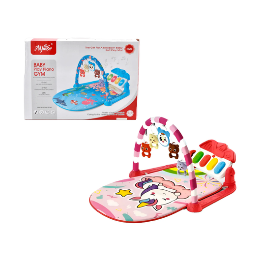 Gimnasio de Bebé Piano . Diseño Unicornio