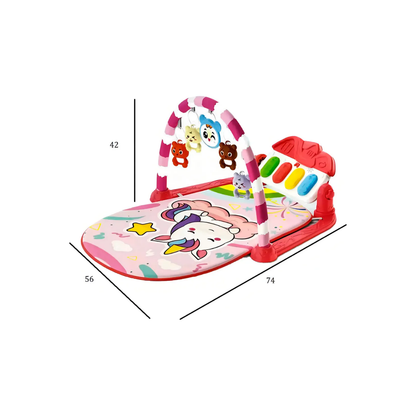 Gimnasio de Bebé Piano . Diseño Unicornio