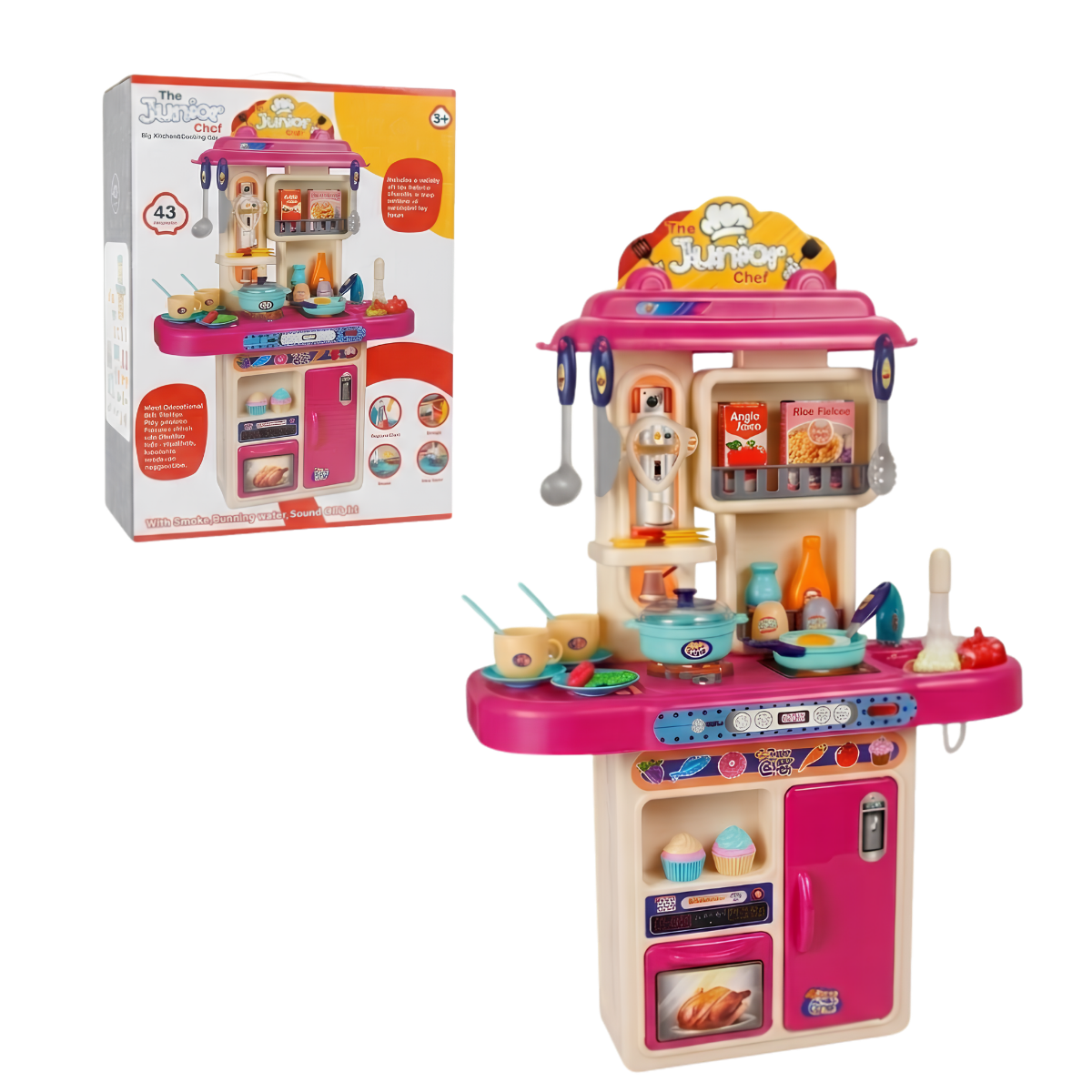 Cocina Infantil Junior Chef con Accesorios