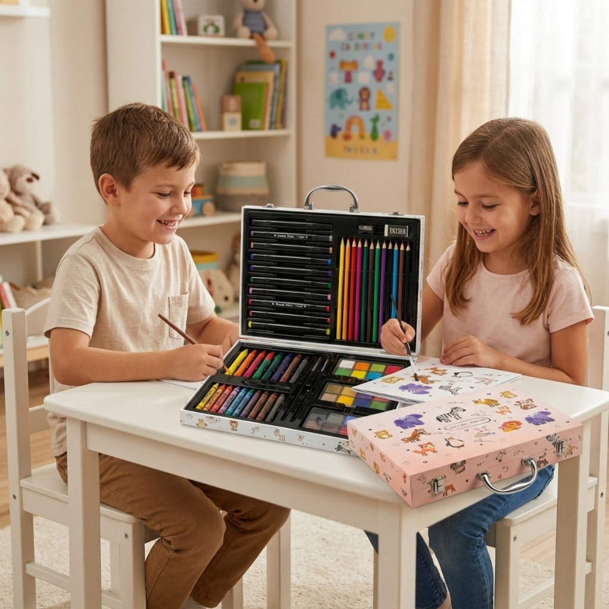 Set de Arte en Valija Infantil - 84 Piezas