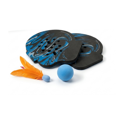 Juego de Paddle de Mano Goma Eva con Pelota y Pluma
