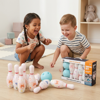 Set de Bowling Infantil de 10 Pinos