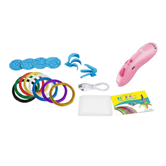 Lápiz de Impresión 3D Infantil Inalámbrico con 8 Colores