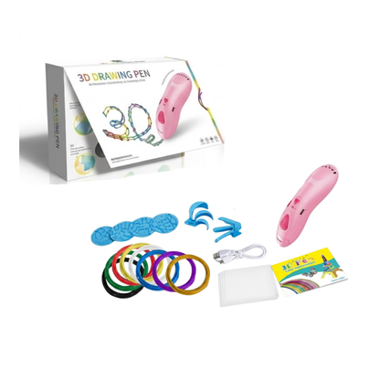 Lápiz de Impresión 3D Infantil Inalámbrico con 8 Colores