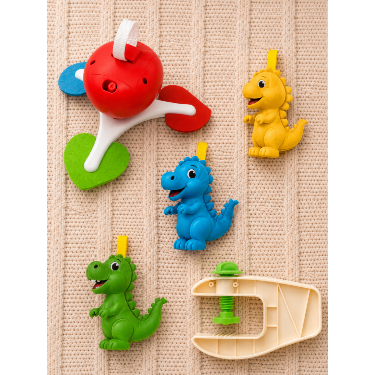 Móvil de Cuna Musical con Dinosaurios Colgantes
