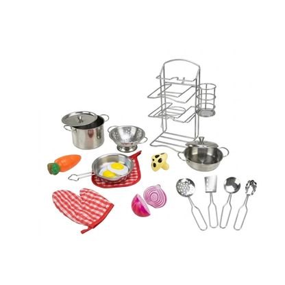 Set de Cocina de Metal Infantil