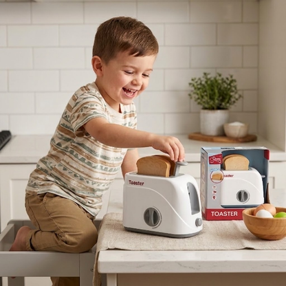 Mini Electro Tostadora de Juguete Interactiva