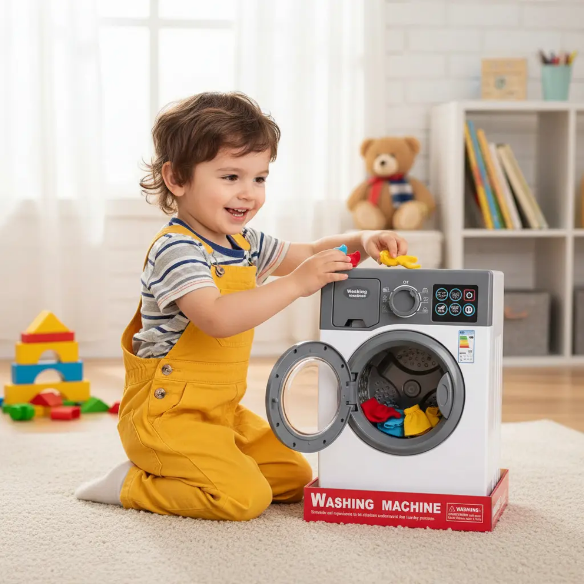 Mini Electro Lavarropas de Juguete Interactivo