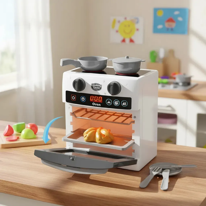 Mini Electro Horno de Juguete con Accesorios