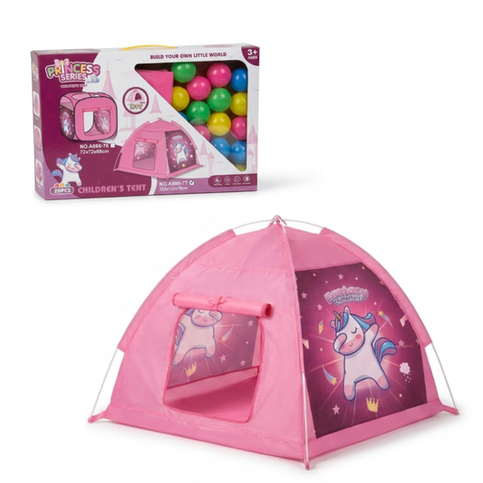 Carpa Pelotero Pop-Up Unicornio con 20 Pelotas