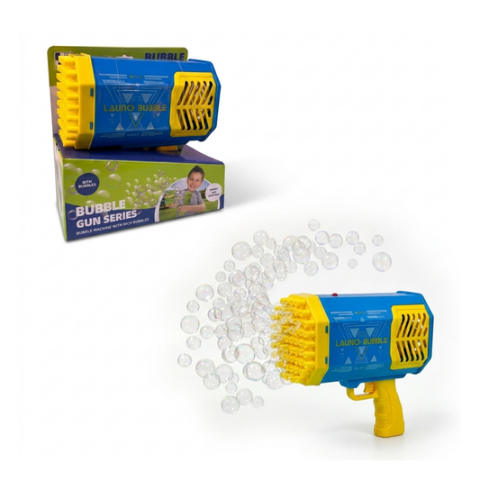 Pistola Máquina de Burbujas Bazooka