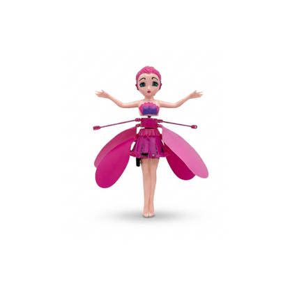 Muñeca Hada Voladora Interactiva con Sensor y Luz LED