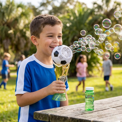 Burbujero Copa del Mundo de Fútbol con Luz