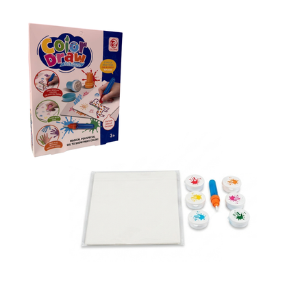 Set de Pintura Color Draw Mágico con 6 Colores