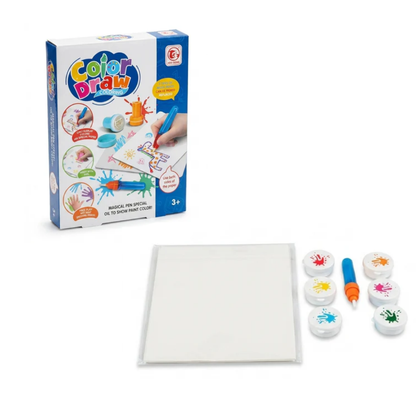 Set de Pintura Color Draw Mágico con 6 Colores