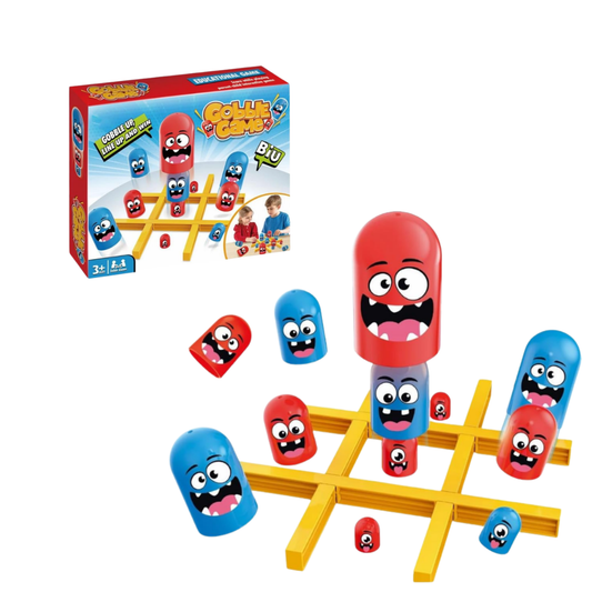 Juego de Mesa Gobbles: Ta-Te-Ti Dinamico
