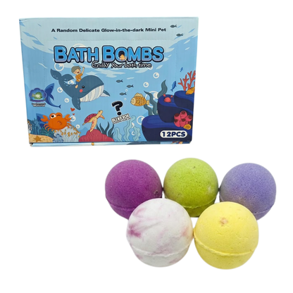 Bomba de Baño 80g Mundo Submarino con Juguete