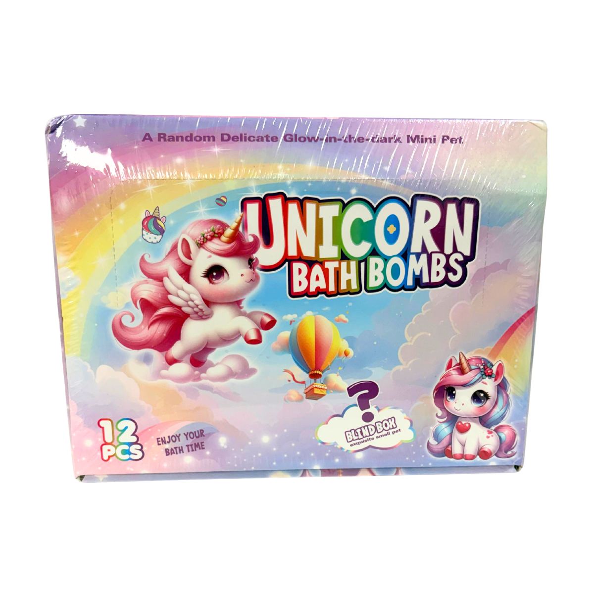 Bomba de Baño 70g Unicornios con Juguete
