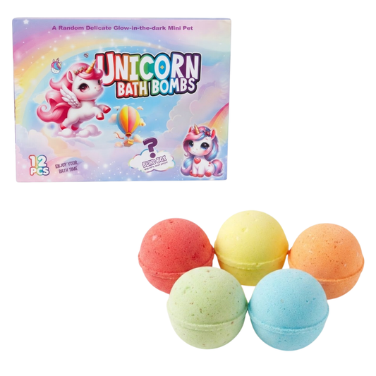 Bomba de Baño 70g Unicornios con Juguete