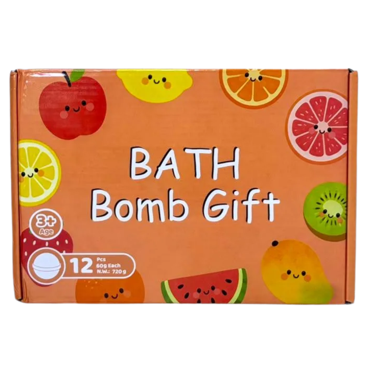 Bomba de Baño 60g Frutas con Juguete Sorpresa