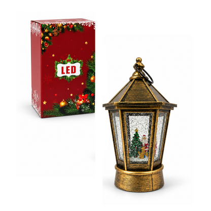 Adorno Luminoso Navidad Farol Hexagonal
