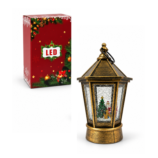 Adorno Luminoso Navidad Farol Hexagonal