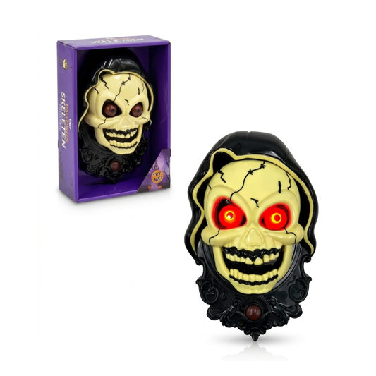 Timbre con Diseno de Calavera Halloween