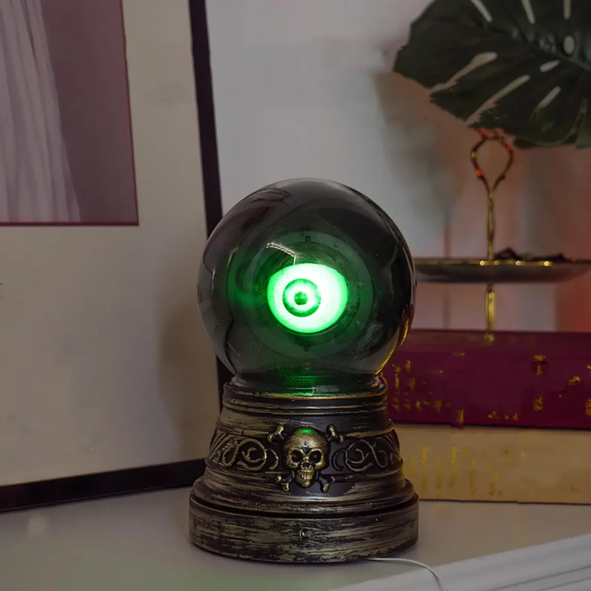 Bola Magica El Ojo Que Todo Lo Ve Luz y Sonido Halloween