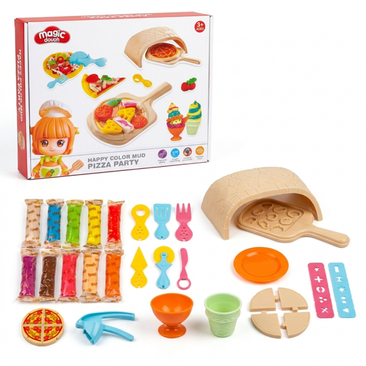 Set de Masa Moldeable Temática de Pizza