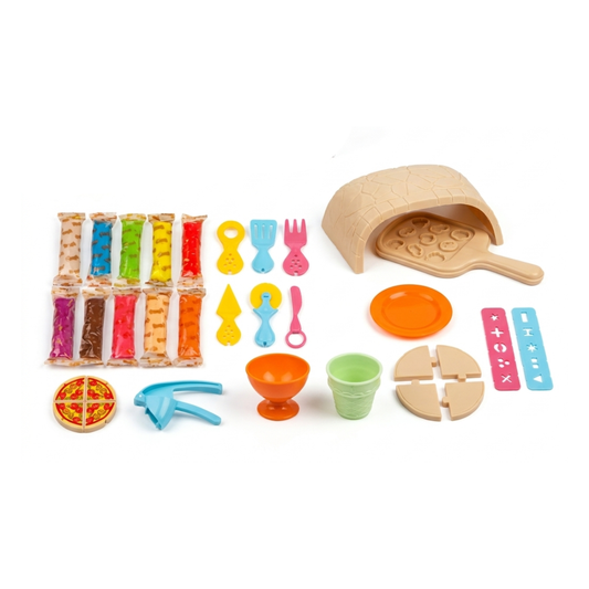 Set de Masa Moldeable Temática de Pizza