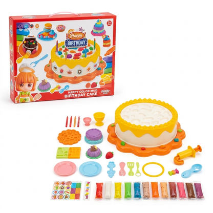 Set de Masa Moldeable Torta de Cumpleaños