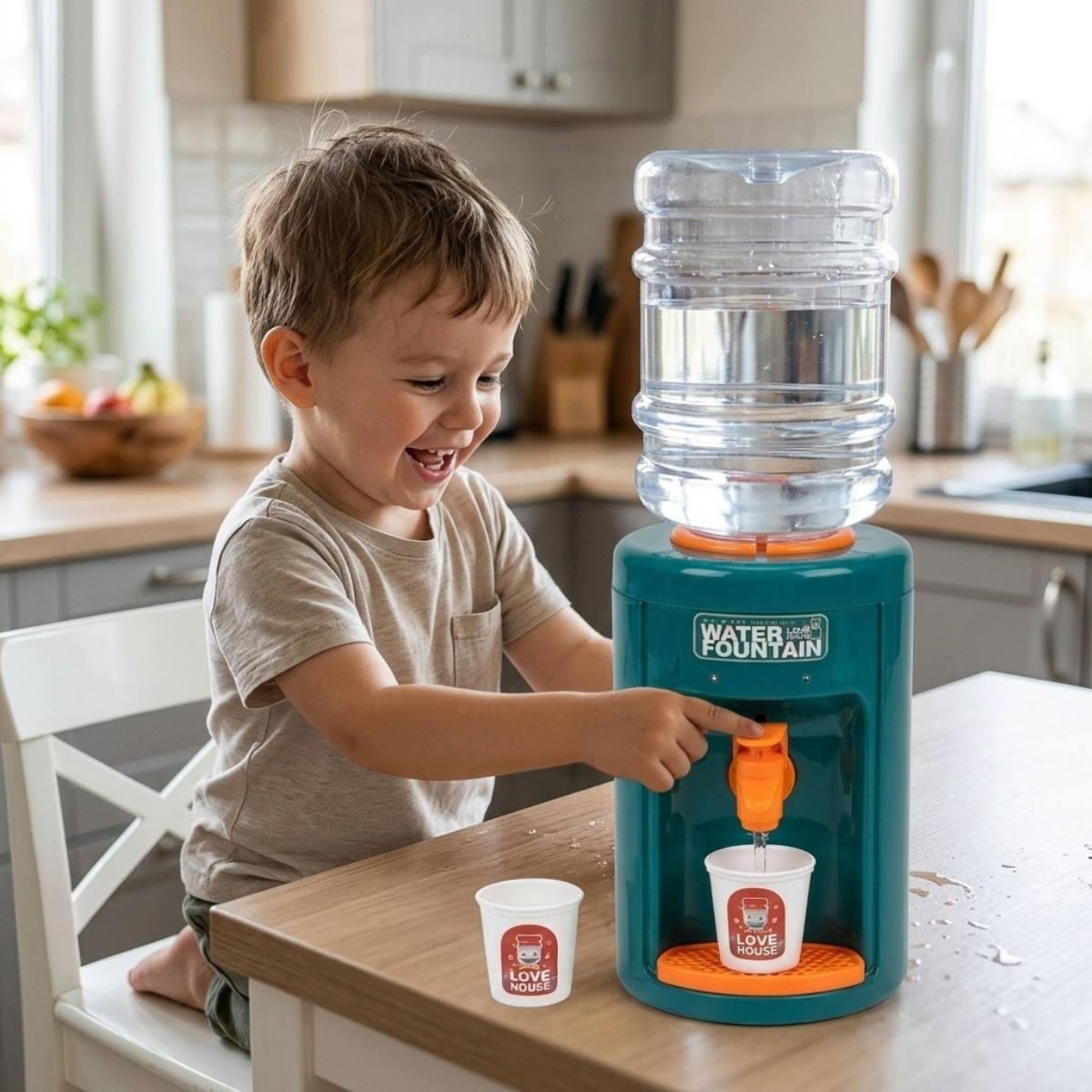 Dispensador de Agua con Musica Suave