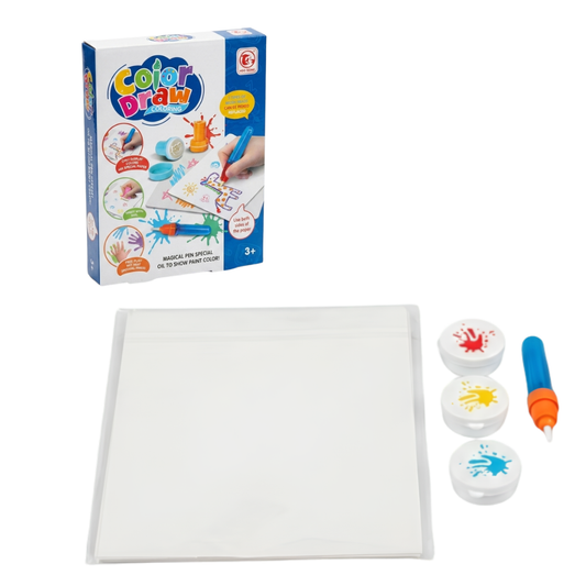 Set de Pintura Color Draw Mágico con 3 Colores