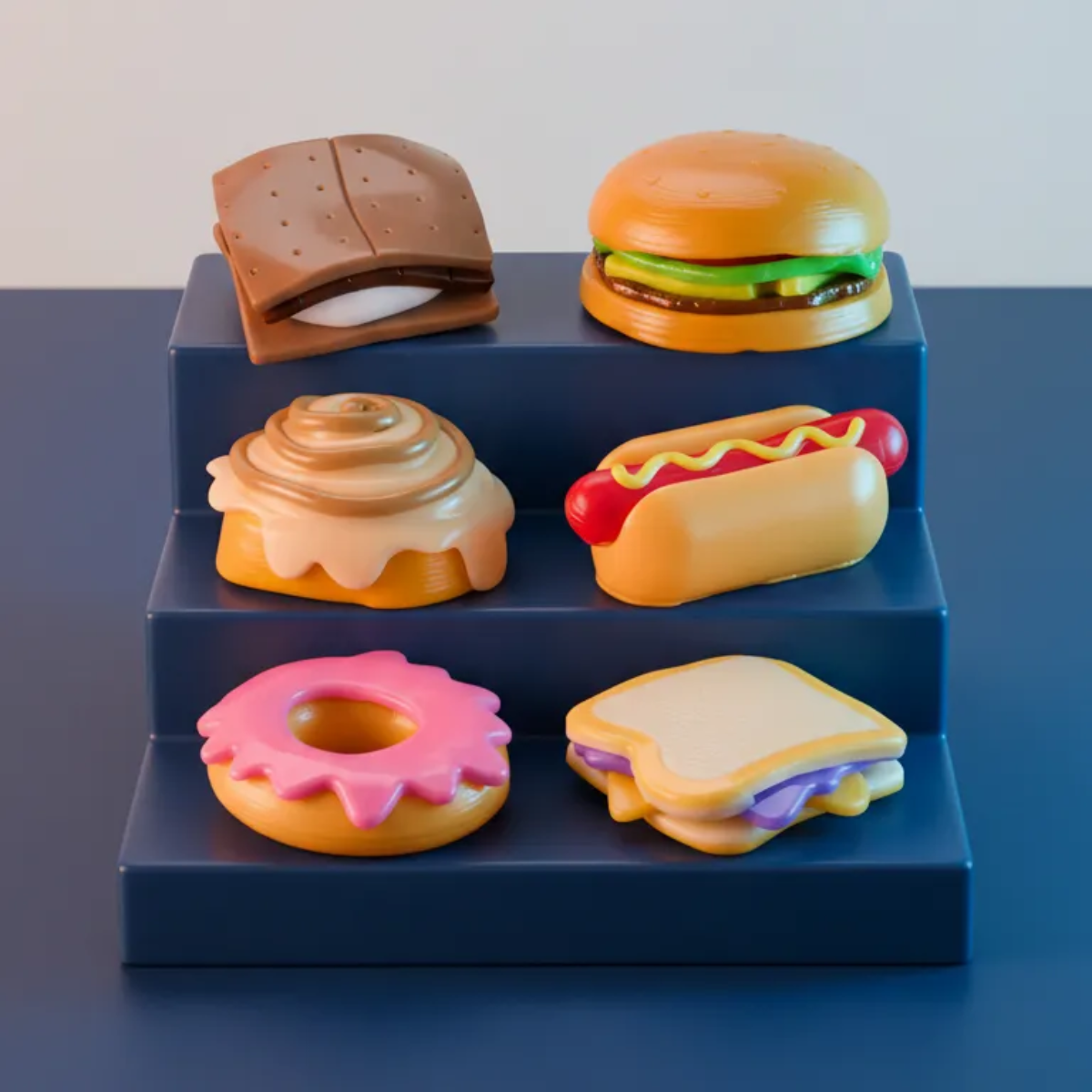 Mushmeez Taba – Squishies de Comidas en Capas Surtido