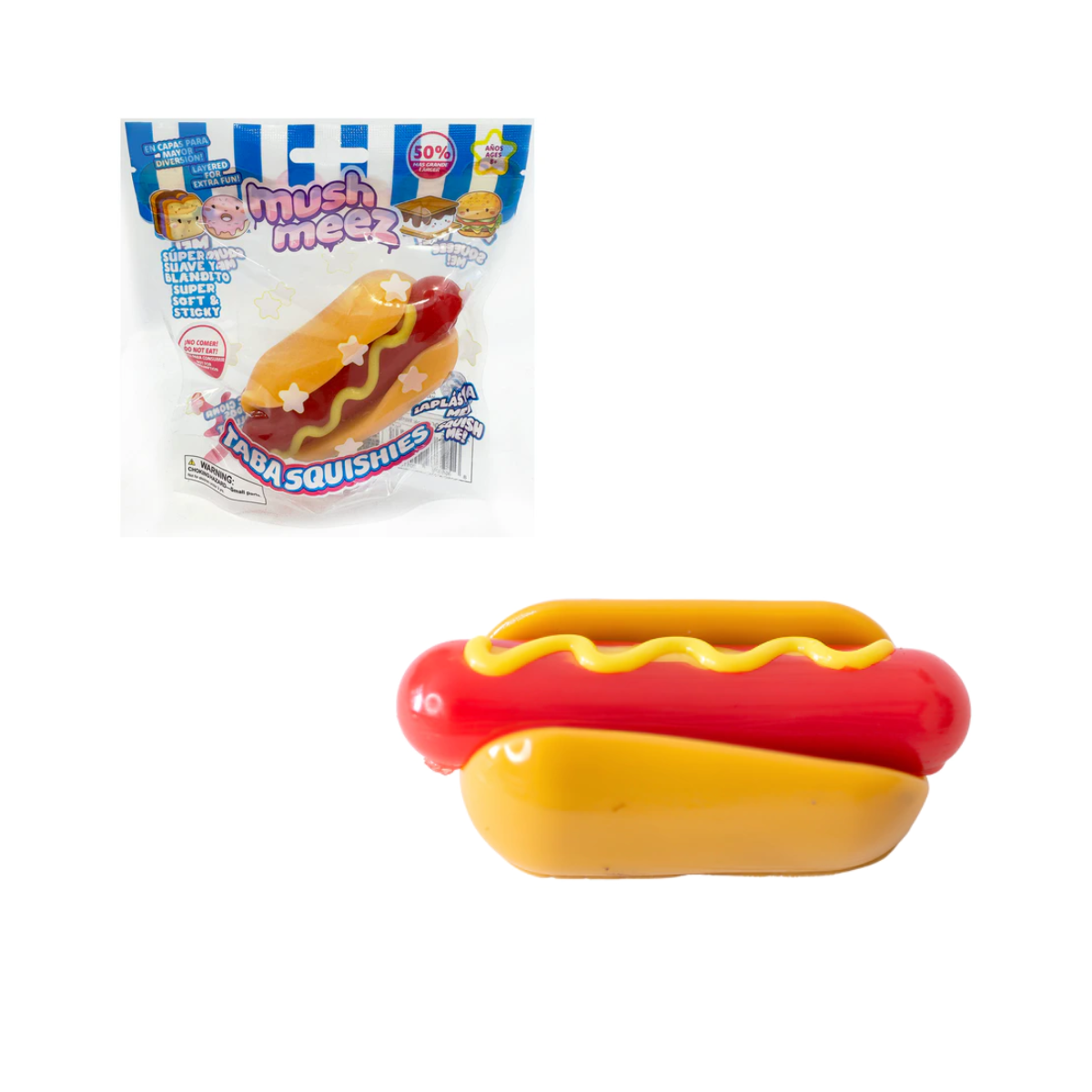 Mushmeez Taba – Squishies de Comidas en Capas Surtido