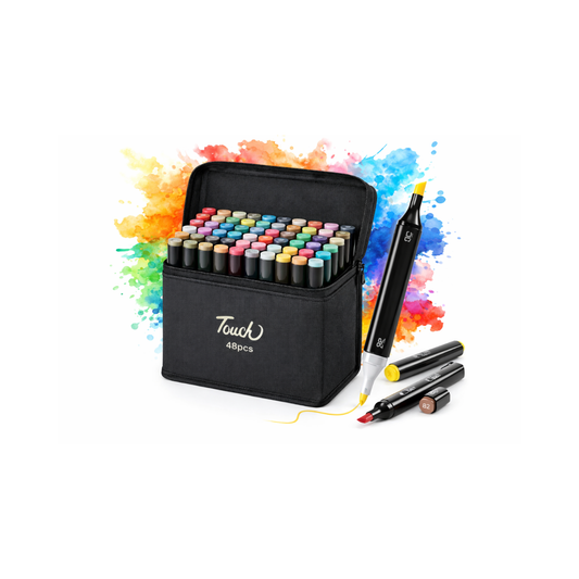 Marcadores Doble Punta x48 – Set Draypenes con Estuche