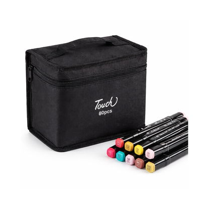 Marcadores Touch Doble Punta x60 Colores con Estuche