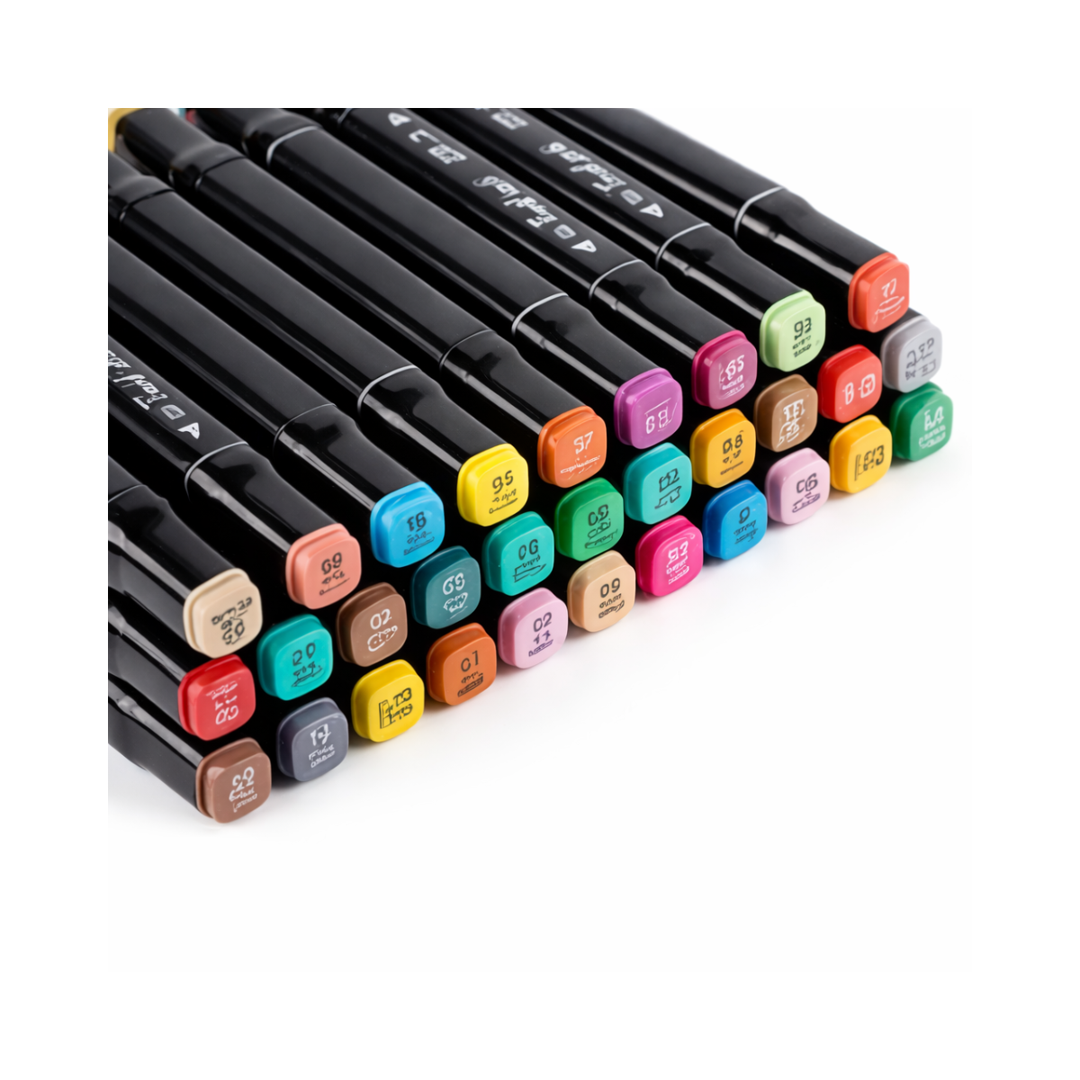 Marcadores Touch Doble Punta x60 Colores con Estuche