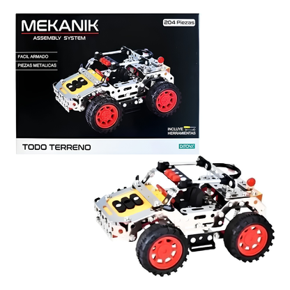 Mekanik Etiqueta Blanca Ditoys - Set de Construcción Metálico (6 Modelos)