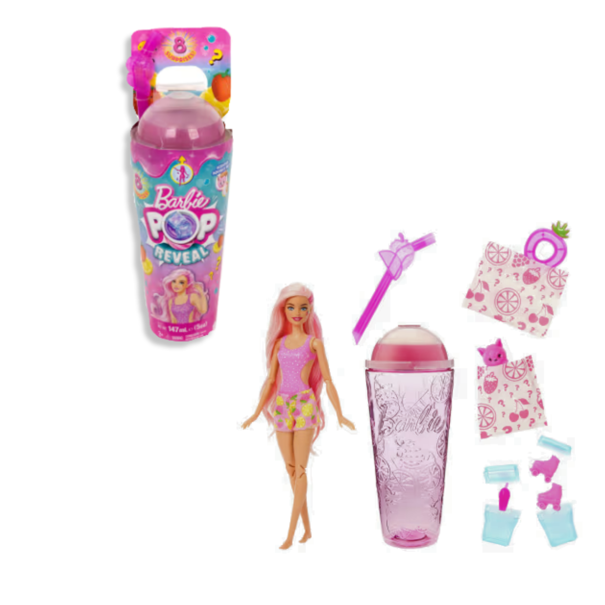 Muñeca Barbie Pop Reveal serie de frutas