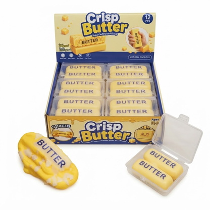 Squishy Manteca Antiestrés Crisp Butter Viral