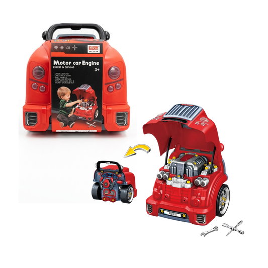 Kit de Mecánico DIY Motor de Auto con Luz y Sonido