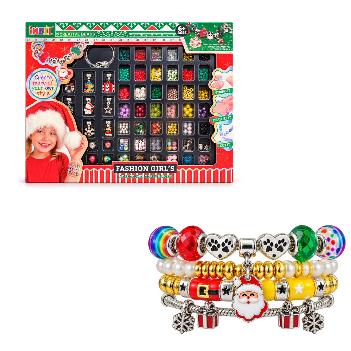 Navidad Bijou Silver Charms